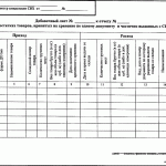 Добавочный лист к отчету об остатках товаров, принятых на хранение по одному документу и частично выданных с СВХ
